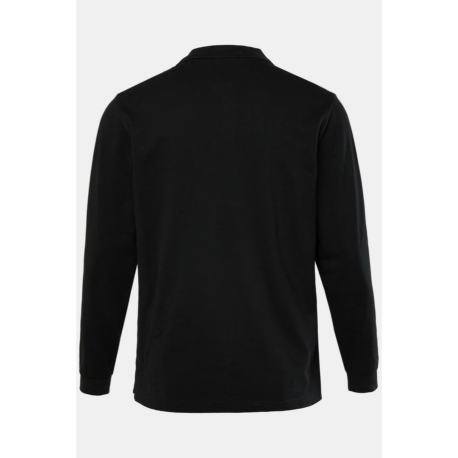 JP1880 Polo Manches Longues Piqué Patte de Boutonnage Sous Patte  