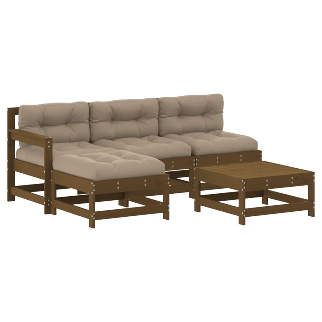 VidaXL Garten lounge set holz  