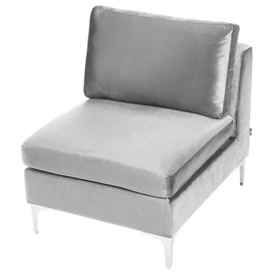 Beliani 3 Sitzer Sofa aus Samtstoff  EVJA  