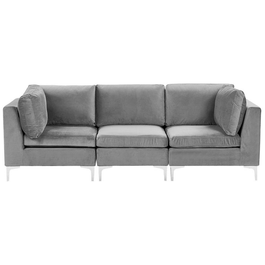 3 Sitzer Sofa aus Samtstoff  EVJA
