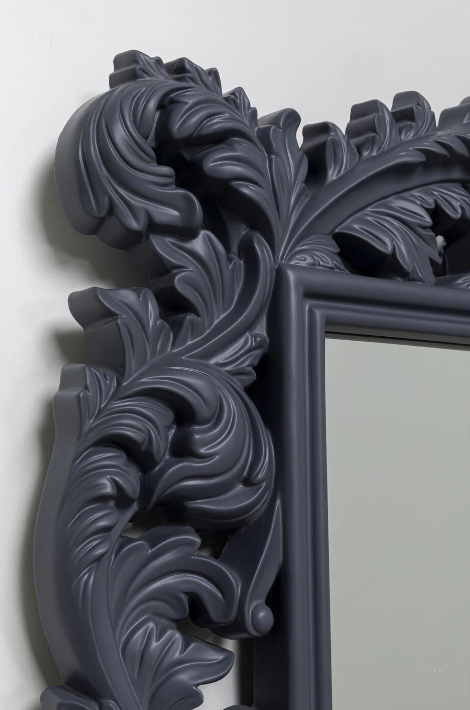 KARE Design Miroir mural Baroque Valentina gris 100x190  