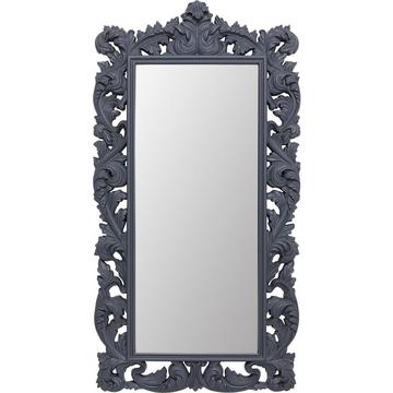 Miroir mural Baroque Valentina gris 100x190