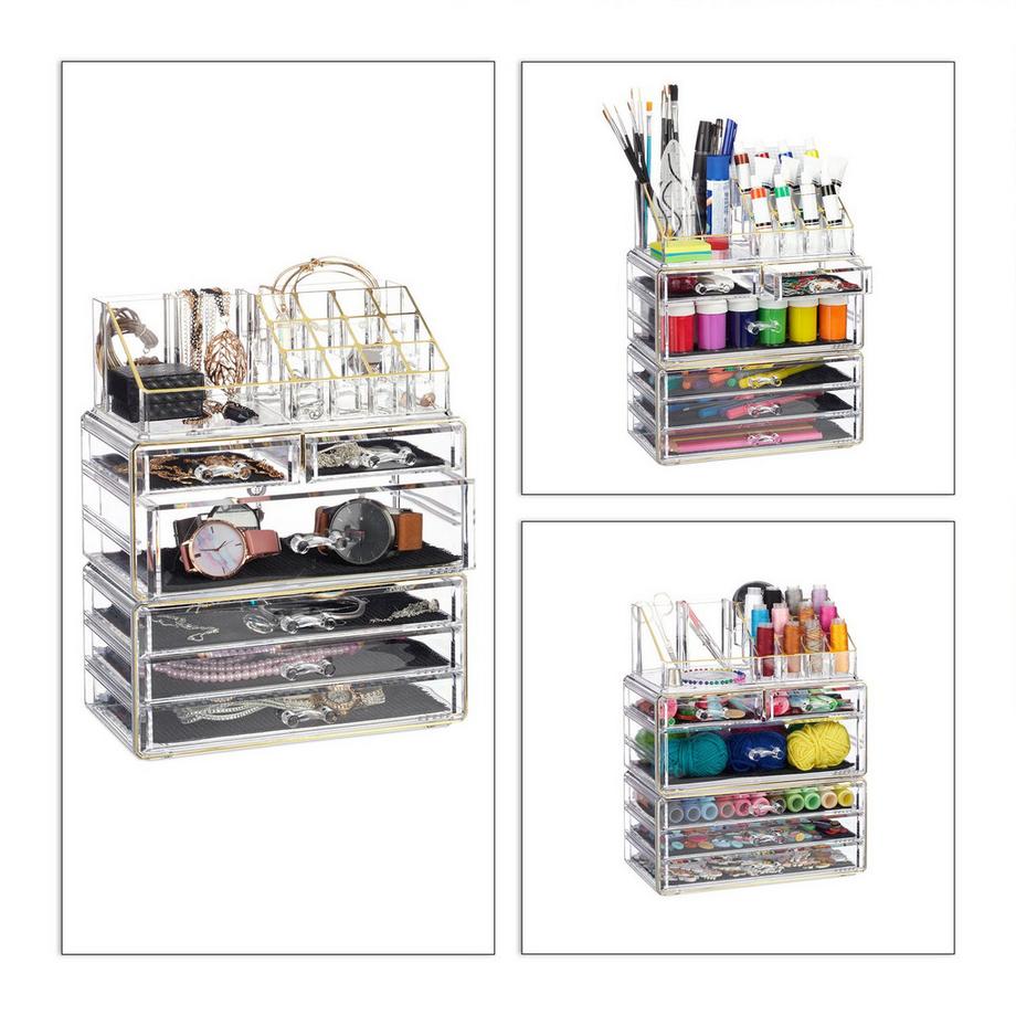 B2X  Contenitore per cosmetici con 6 cassetti 