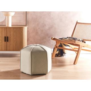 Beliani Pouf en Lino Moderno WISHEK  