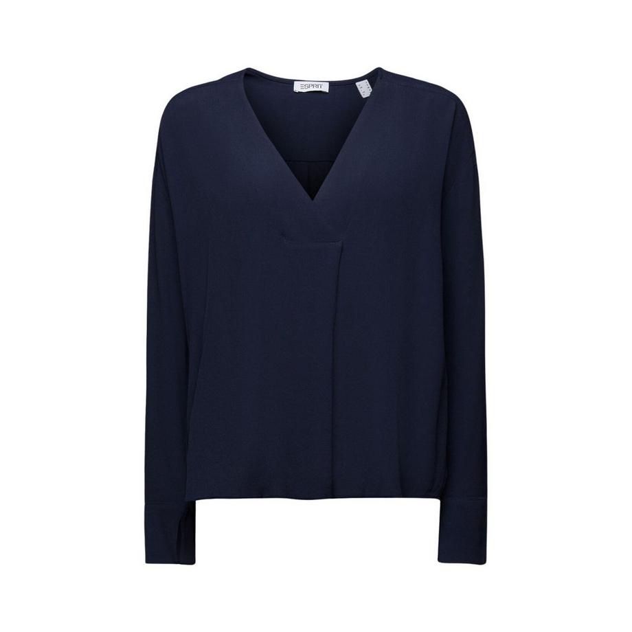 blouse col v