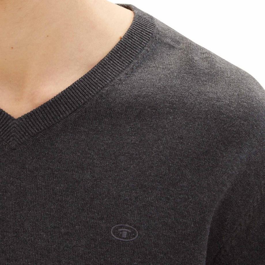TOM TAILOR Maglione collo a V  
