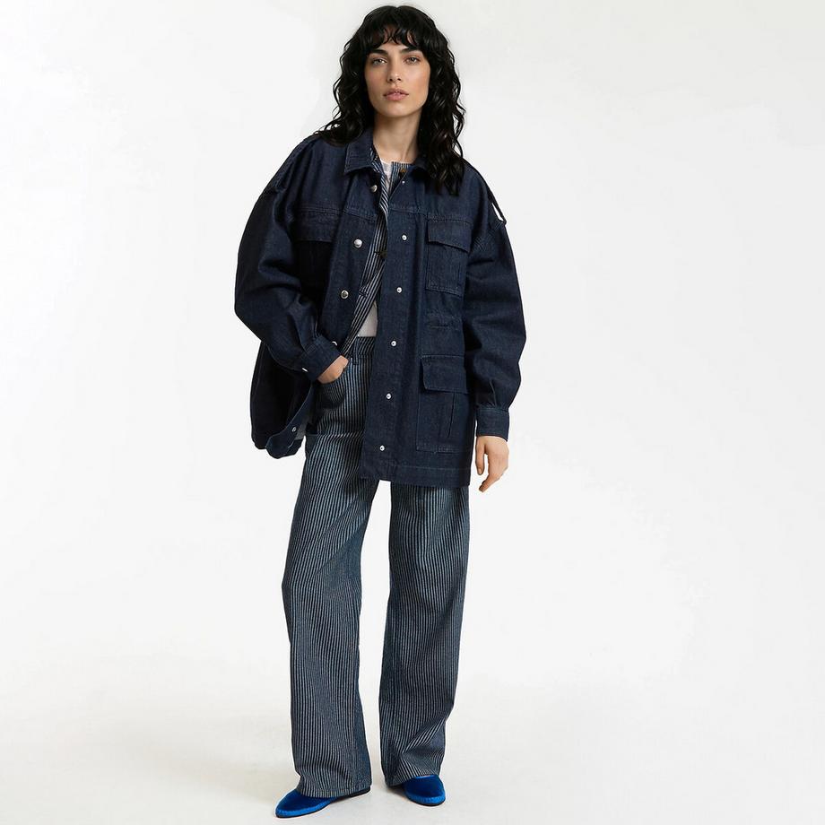 La Redoute Collections Denim Safari Jacke  