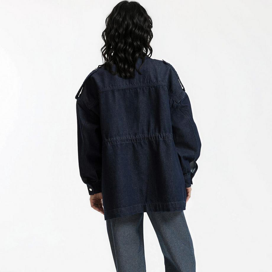 La Redoute Collections Denim Safari Jacke  