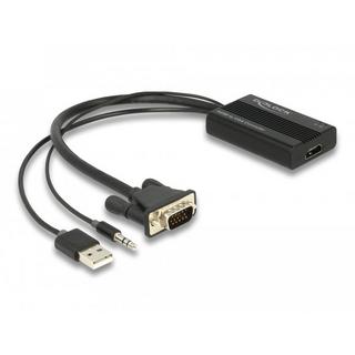 DeLock  DeLOCK HDMI zu VGA Adapter mit Audio 25 cm 