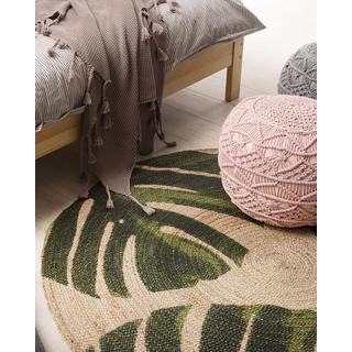 Beliani Tapis en Jute Boho INCIK  