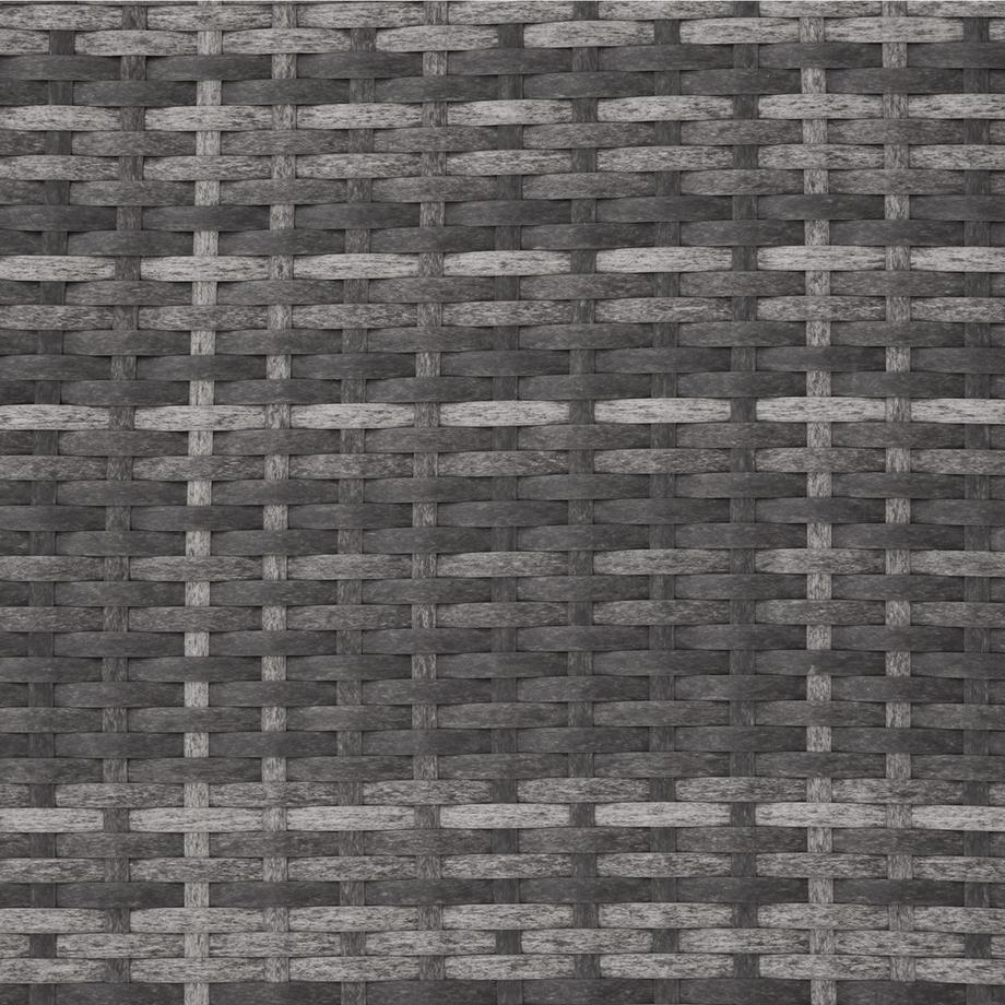 Tectake Rattan Lounge Verona für 6 Personen widerstandsfähig und UV-beständig  