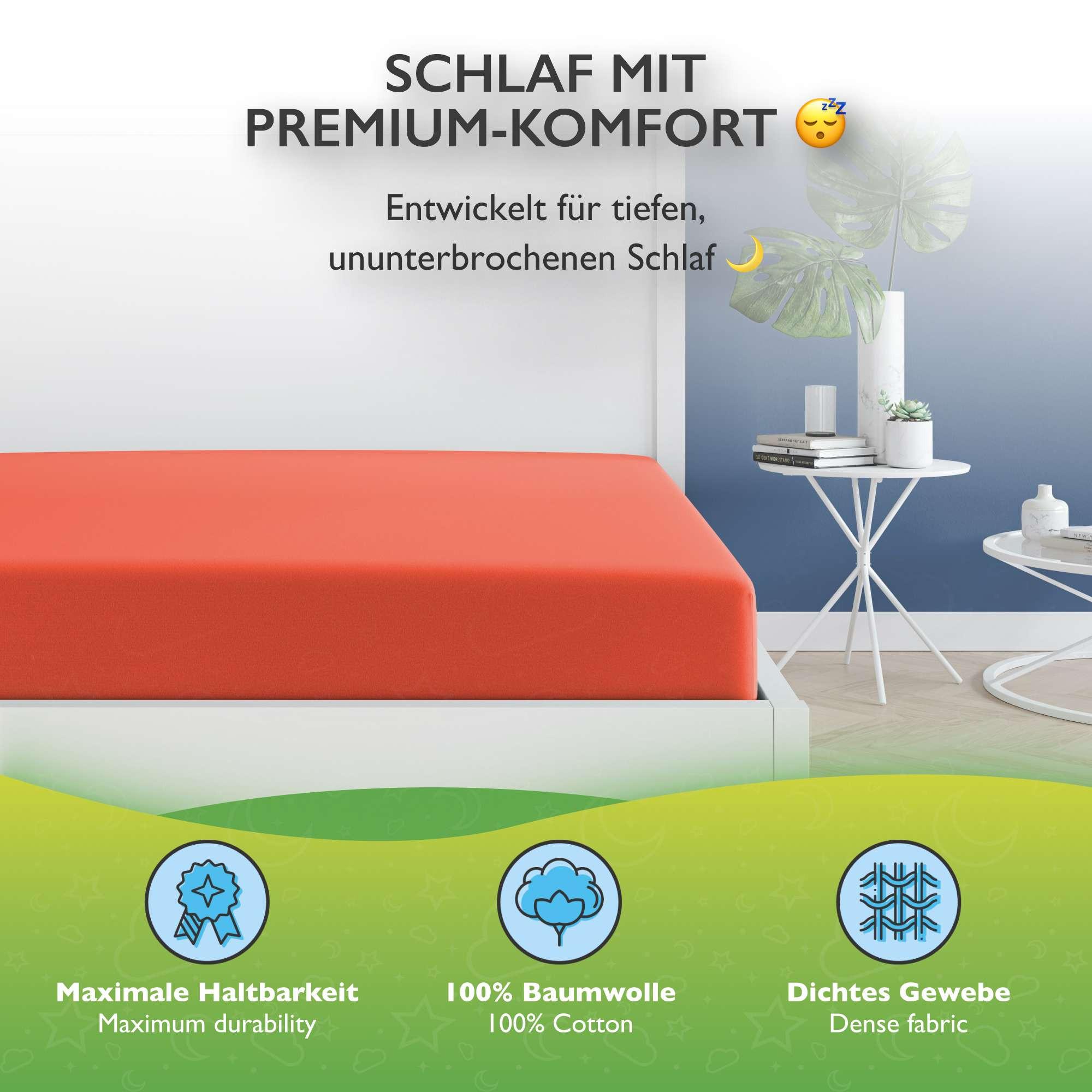 etérea Himmlische Qualität Topper Drap housse Comfort Jersey  