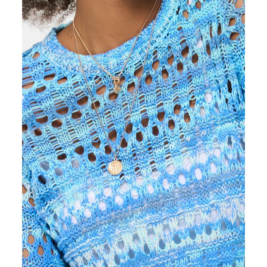 Joe Browns Lochstrick-Pullover mit ausgestellten Ärmeln  