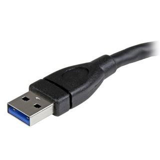 STARTECH.COM  Câble d'extension USB 3.0 de 15cm - Rallonge USB A vers A - M/F - Noir 