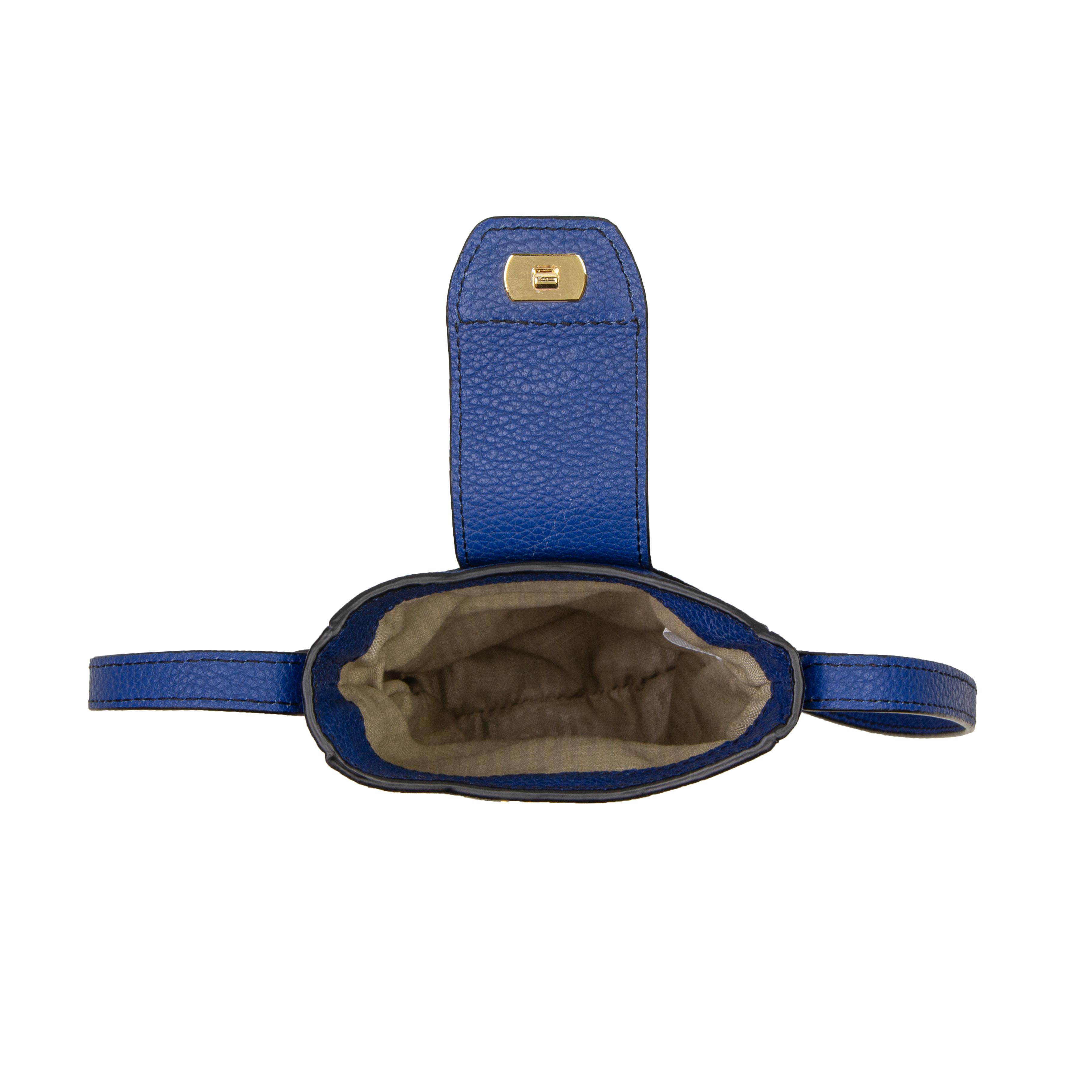 Kate Lee  Handytasche aus Leder Fiolaine Farbe Blau 