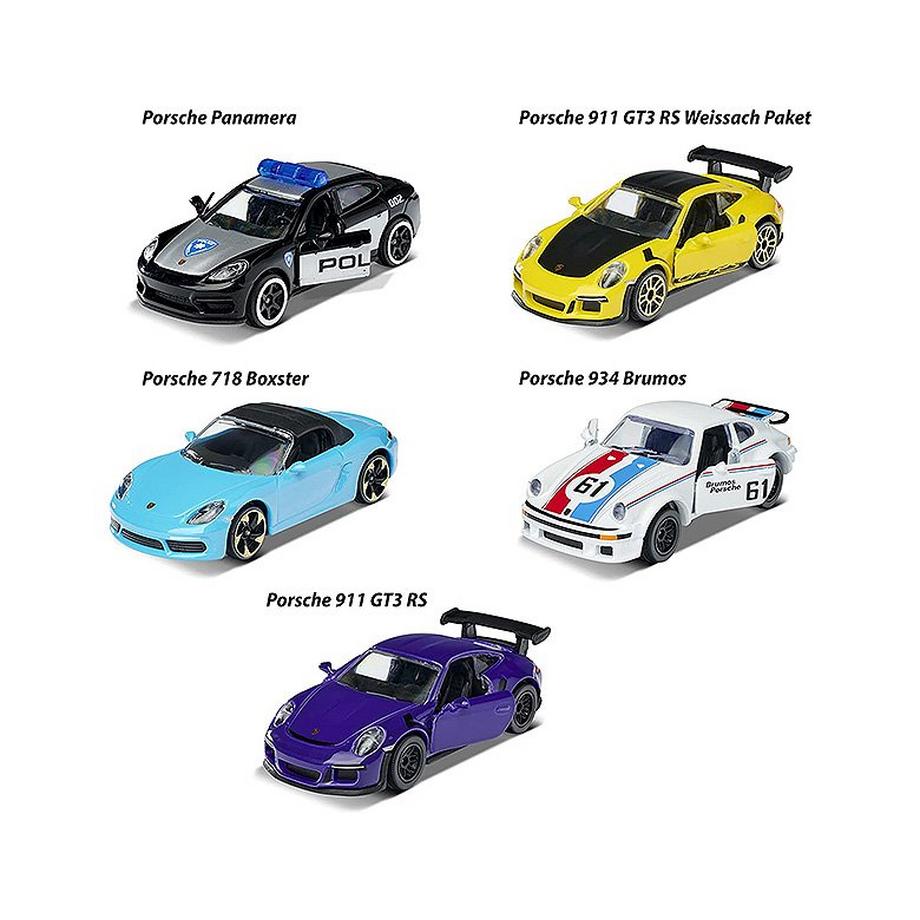 Majorette  Porsche 5er Geschenkset (1:64) 