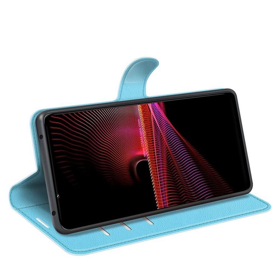 Cover-Discount  Sony Xperia 1 IV - Custodia in pelle rosso 