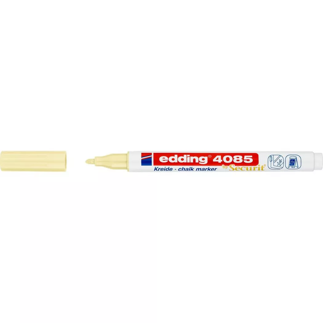 edding 4085 Chalk Marker Pastel Yellow 4-4085135