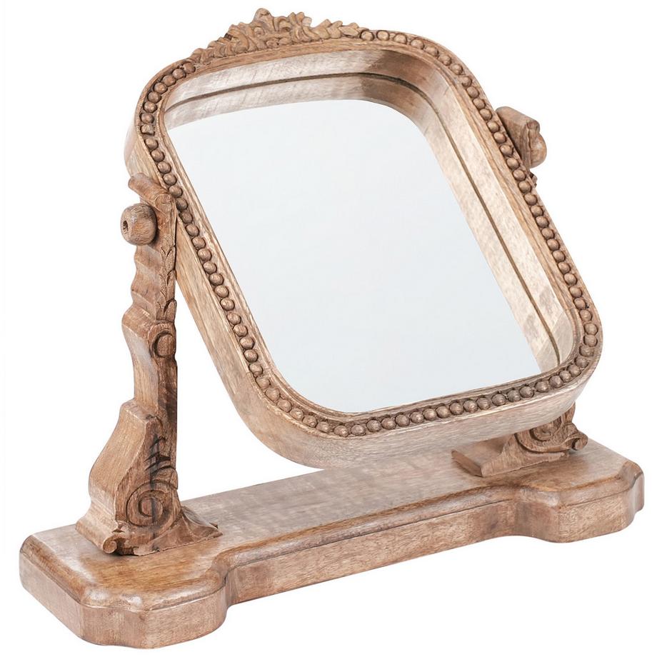 Beliani  Miroir de table en Manguier Rustique DISZNA 