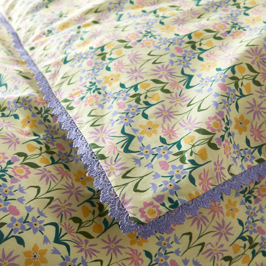 La Redoute Intérieurs Michi Duvetbezug mit 50% recycelter Baumwolle  