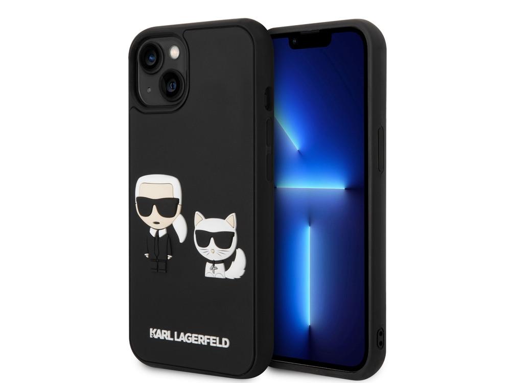 KARL LAGERFELD  Coque iPhone 14 Plus 3D Karl & Choupette 