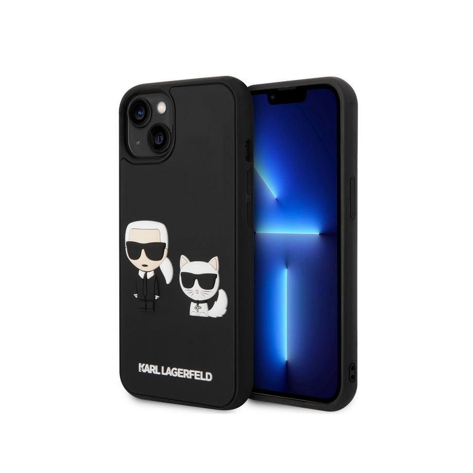 KARL LAGERFELD  Hülle iPhone 14 Plus 3D Karl & Choupette 