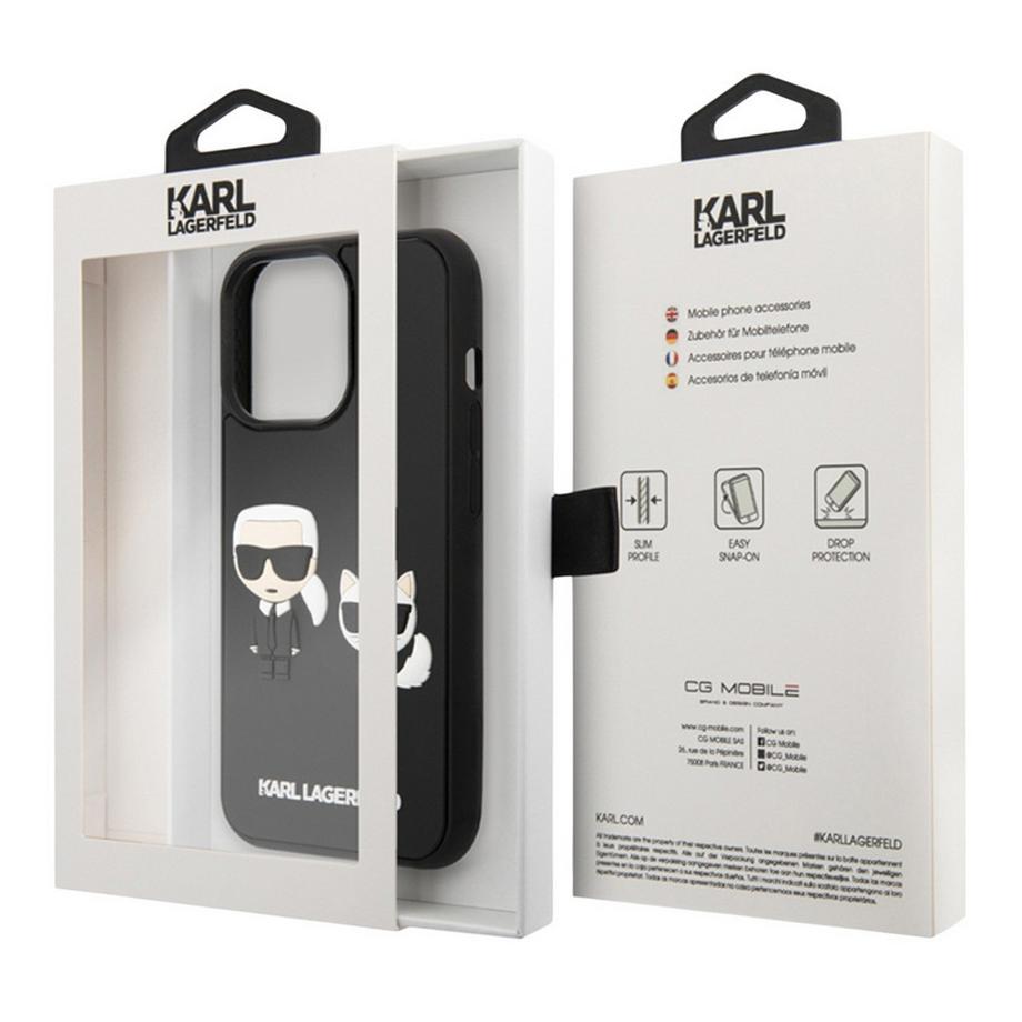 KARL LAGERFELD  Hülle iPhone 14 Plus 3D Karl & Choupette 