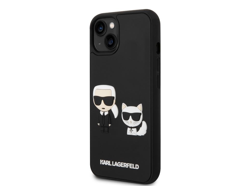 KARL LAGERFELD  Coque iPhone 14 Plus 3D Karl & Choupette 