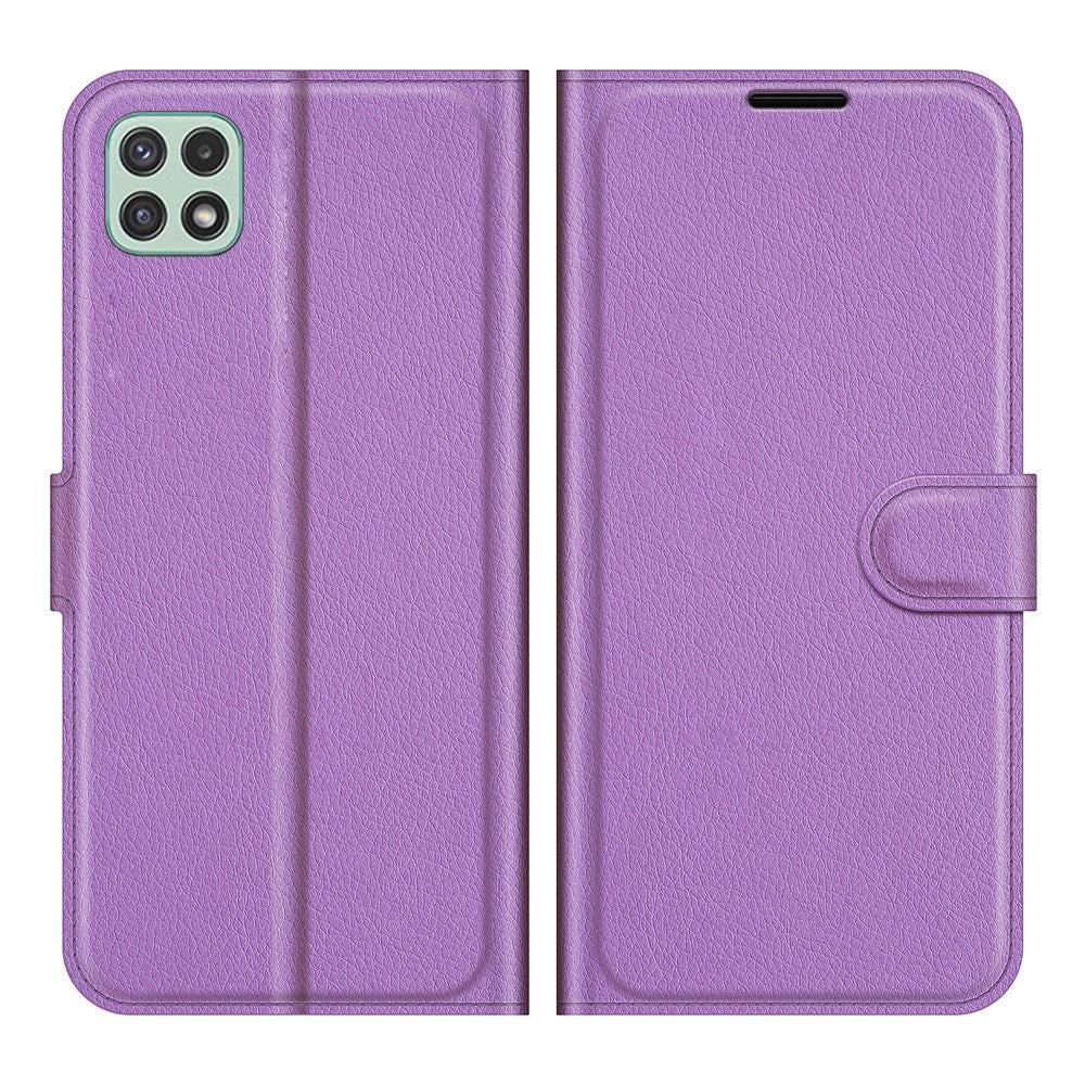 Cover-Discount  Galaxy A22 5G - Leder Etui Hülle 