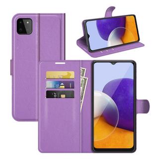 Cover-Discount  Galaxy A22 5G - Leder Etui Hülle 