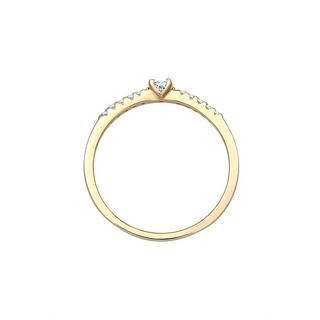 Elli  Ring Geo Microsetting Diamant (0.11 Ct.) 585 Gelbgold 
