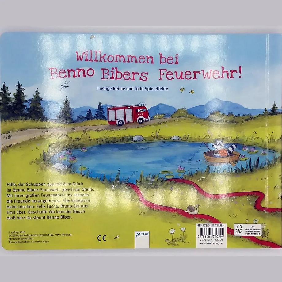 Benno Bibers Feuerwehr Kugler, Christine; Kugler, Christine (Illustrationen) Copertina rigida 