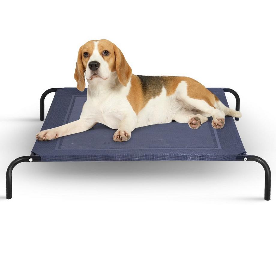 Northio  Lettino per cani da giardino, lettino per cani, divano per cani da esterno in metallo 