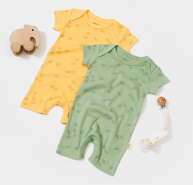 BabyCosy Organic  Strampler kurze, kurzarm 