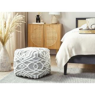 Beliani Pouf en Cotone Boho BHILWARA  