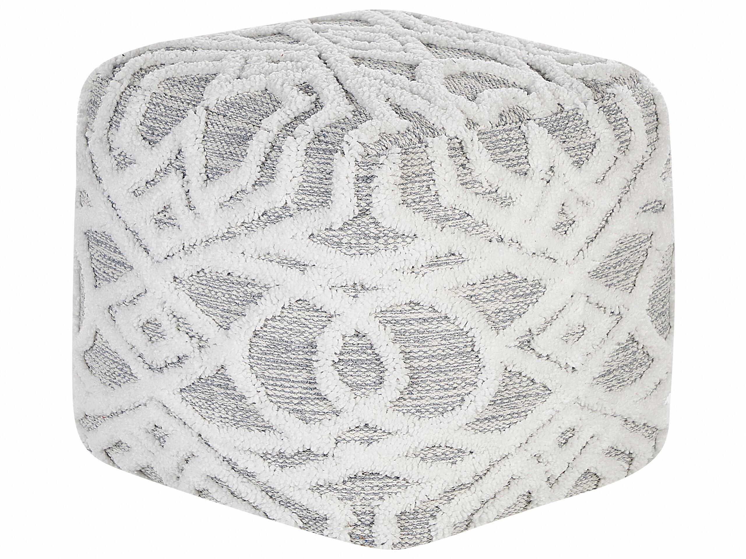 Beliani Pouf aus Baumwolle Boho BHILWARA  