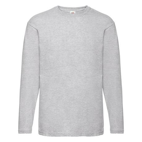 Fruit of the Loom  Valueweight Crew Neck Langarm-T-Shirt 