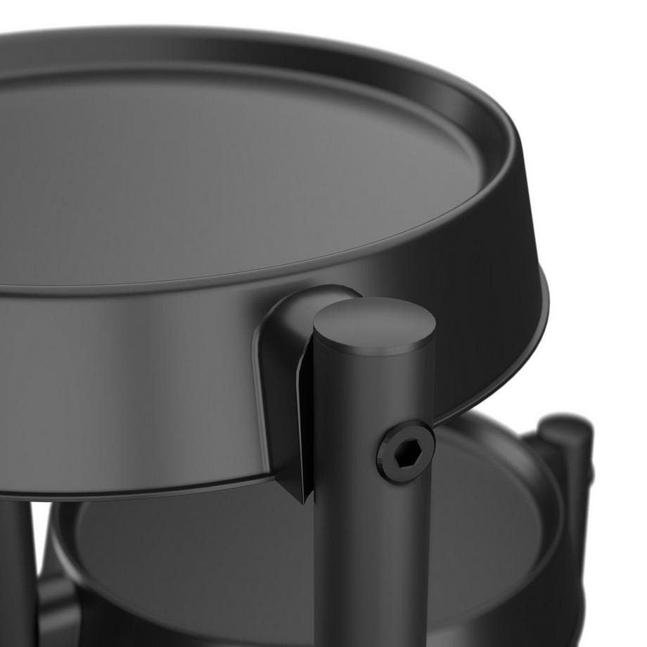 Northix Pflanzenständer mit runden Ablagen  