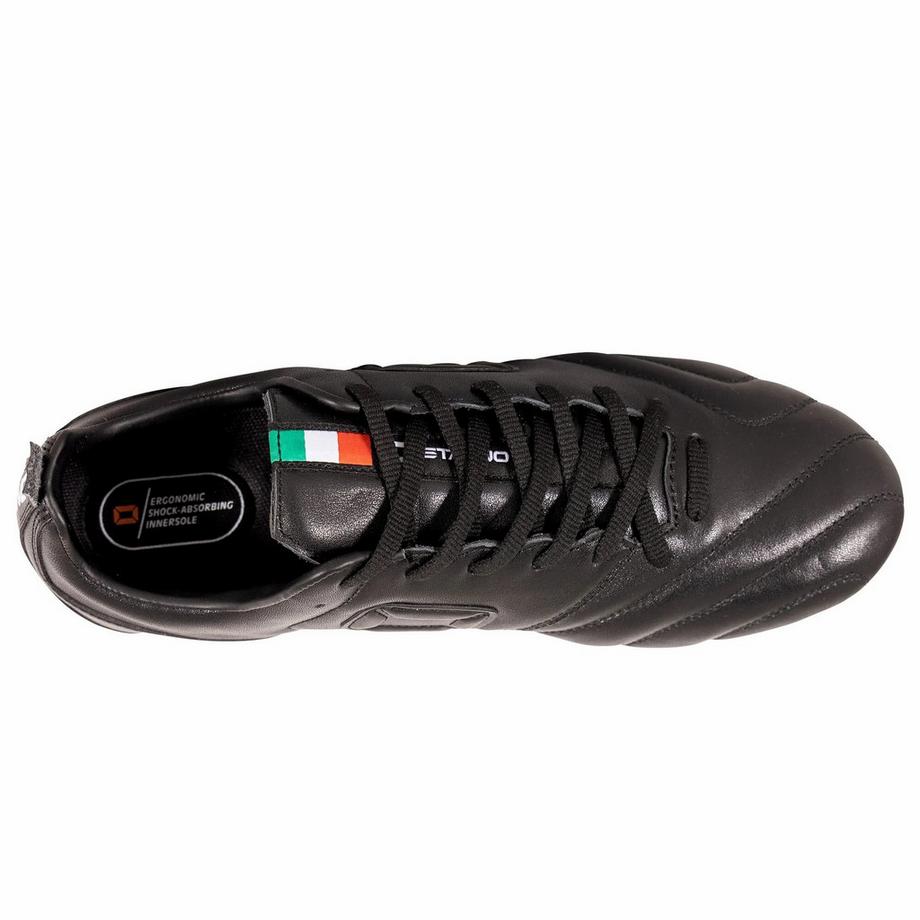 Stannol Nibbio Nero Chaussures de Football Terre Ferme  