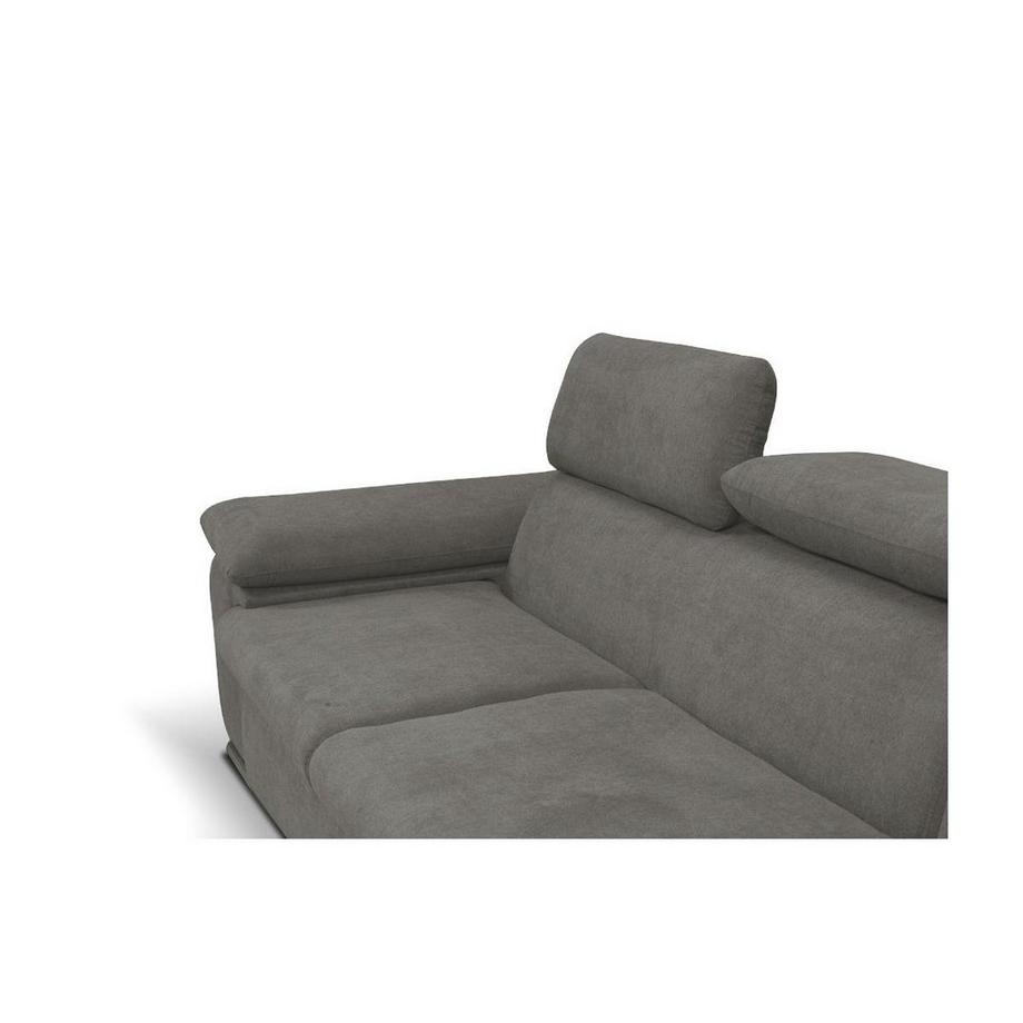 Vente-unique Canapé d'angle conible en tissu avec coffre de rangement FABIEN Angle droit  