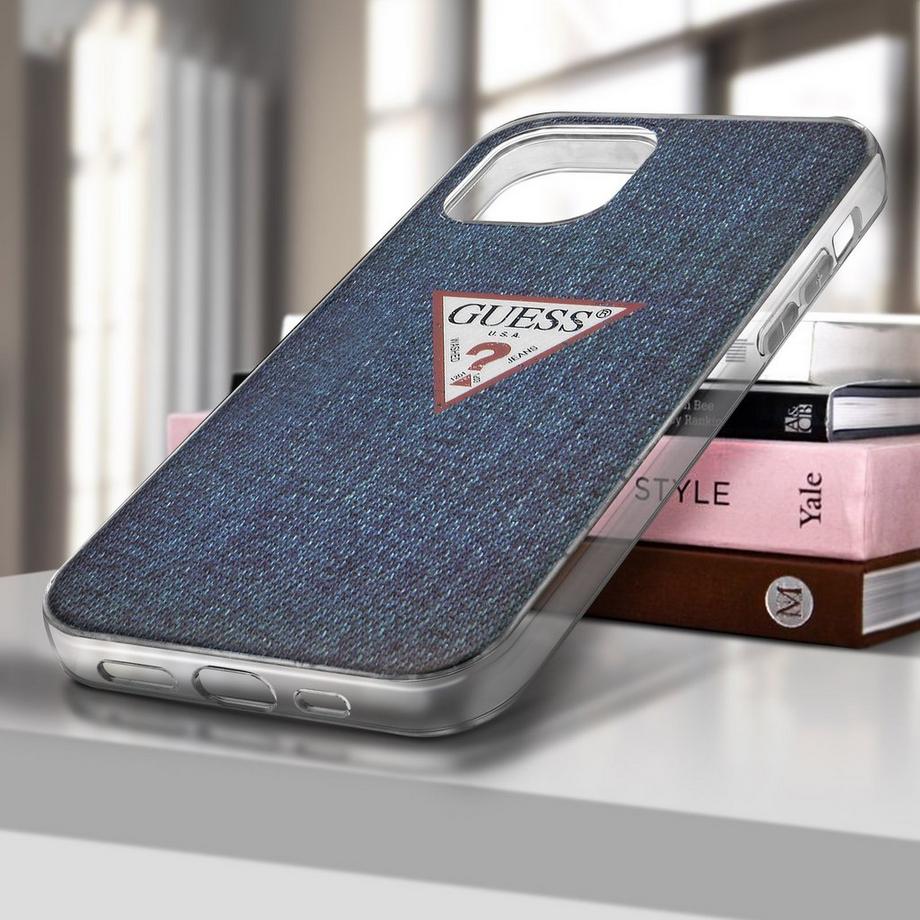 GUESS  Coque iPhone 12 Mini Guess Bleu Foncé 