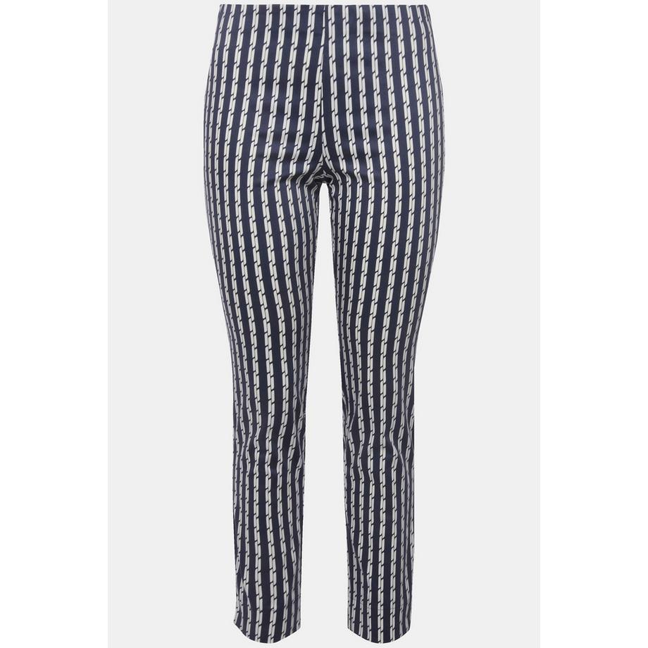 Ulla Popken Sienna Bengalinhose schmales Bein Elastikbund Stretch  
