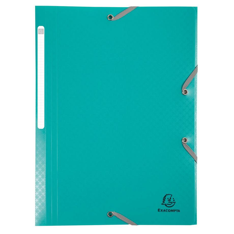 Exacompta Chemise à élastiques 3 rabats polypropylène Forever Young - A4 - x 24  