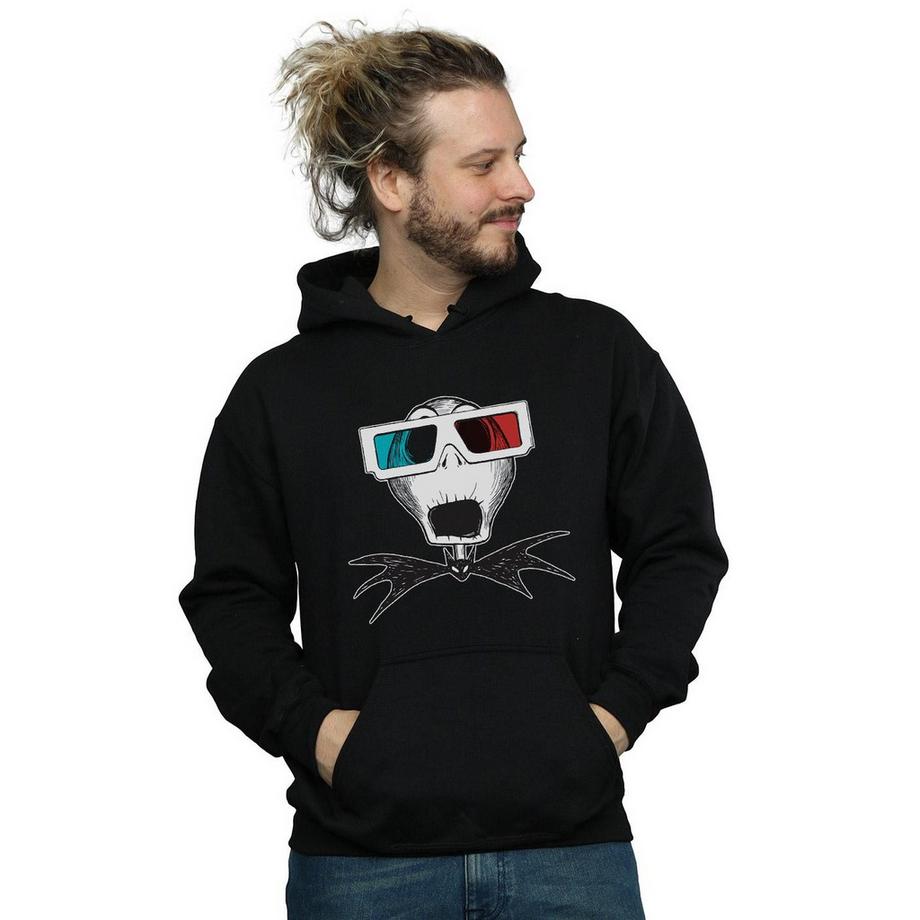 Disney Nightmare Before Christmas Jack Skellington 3D Brille Kapuzenpullover  