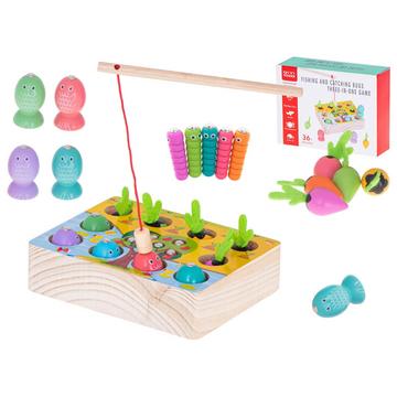 Magnetisches Wildfischen von Insekten und Gemüse