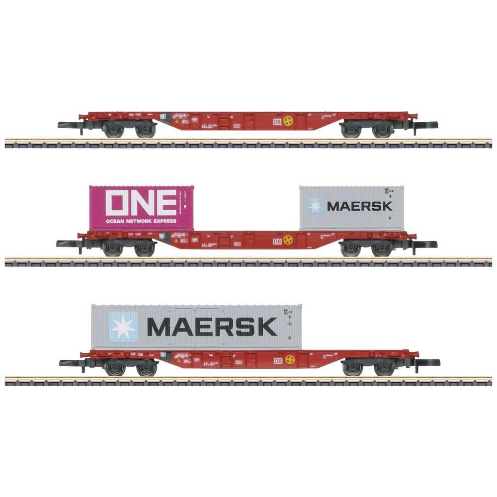 märklin  Z 3er-Set Container-Tragwagenset Sgns 6 der DB AG 