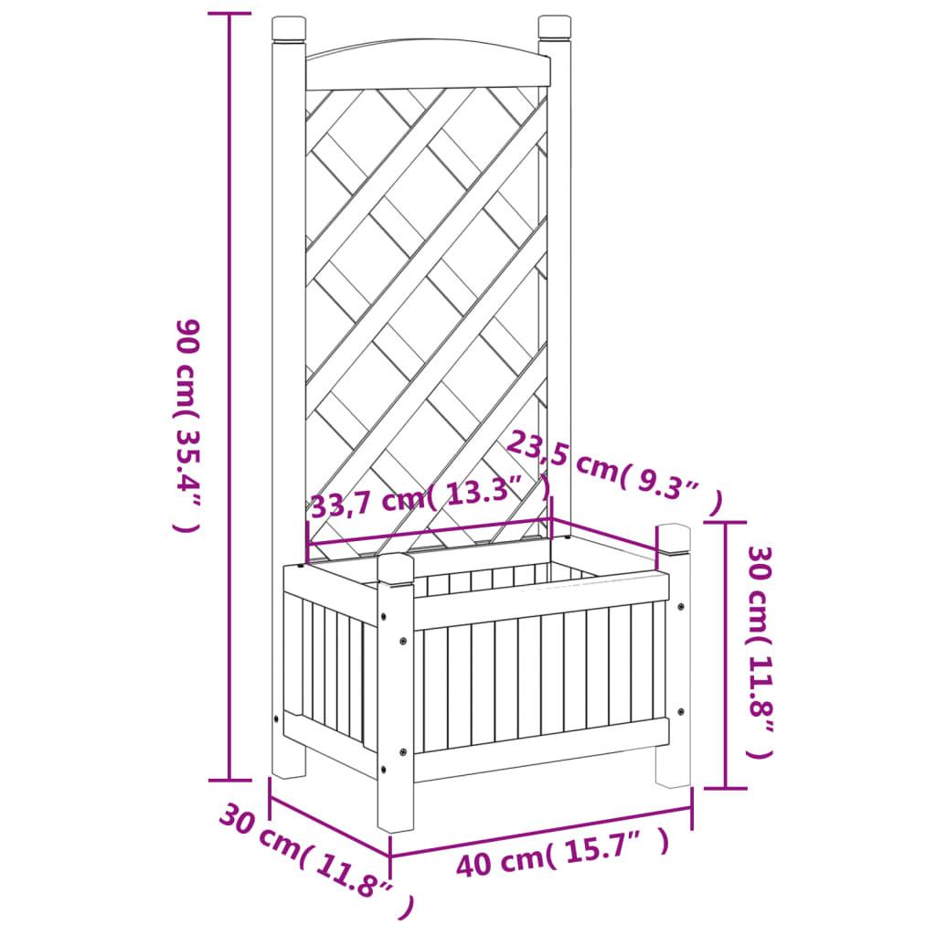 VidaXL Jardinière bois  