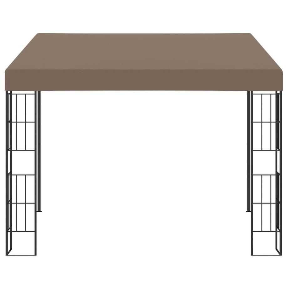 VidaXL gazebo a parete Tessuto  