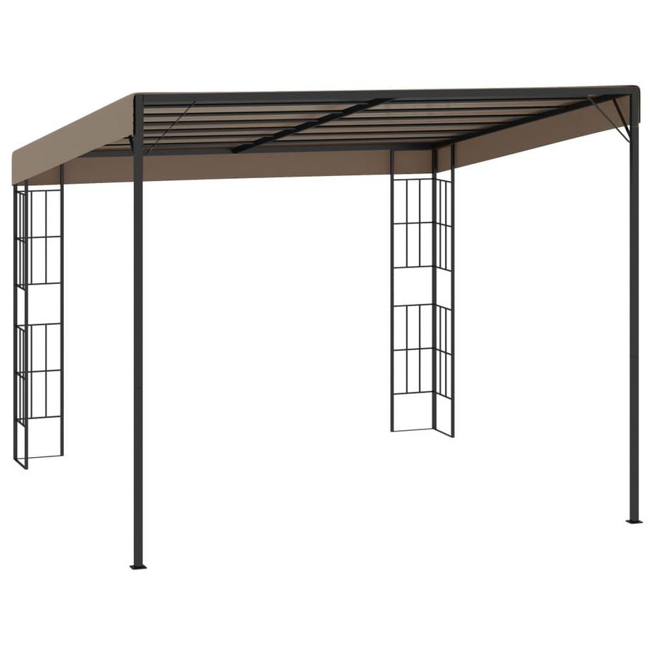 VidaXL gazebo a parete Tessuto  