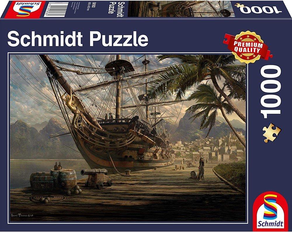 Schmidt Spiele  Schmidt Spiele Schiff vor Anker Jeu de puzzle 1000 pièce(s) 